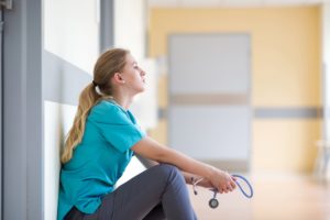 nurse experiencing compassion fatigue